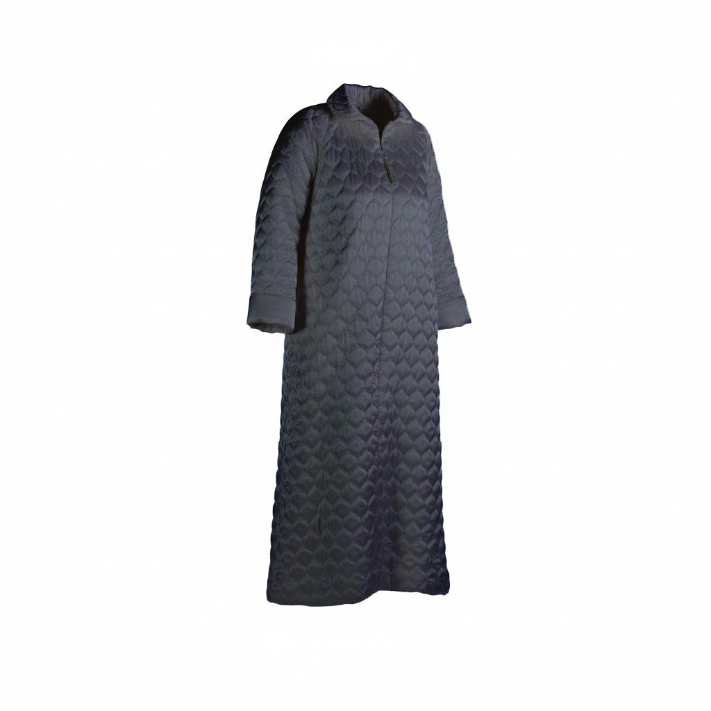Carlton Hall Front Zip Quilted Robe - 1040Q