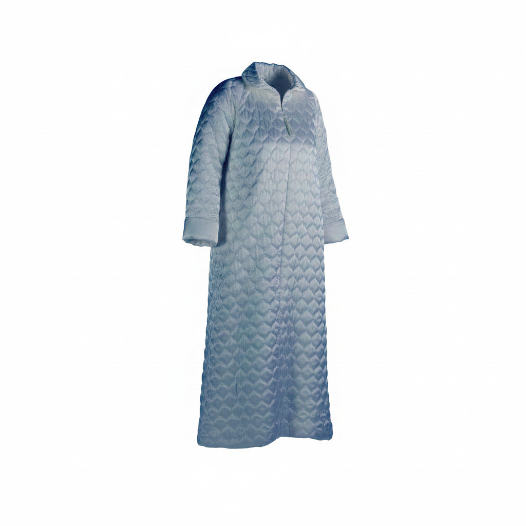 Carlton Hall Front Zip Quilted Robe - 1040Q