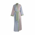 Signature Colorblock Wrap Robe with Attached Belt - 207-02