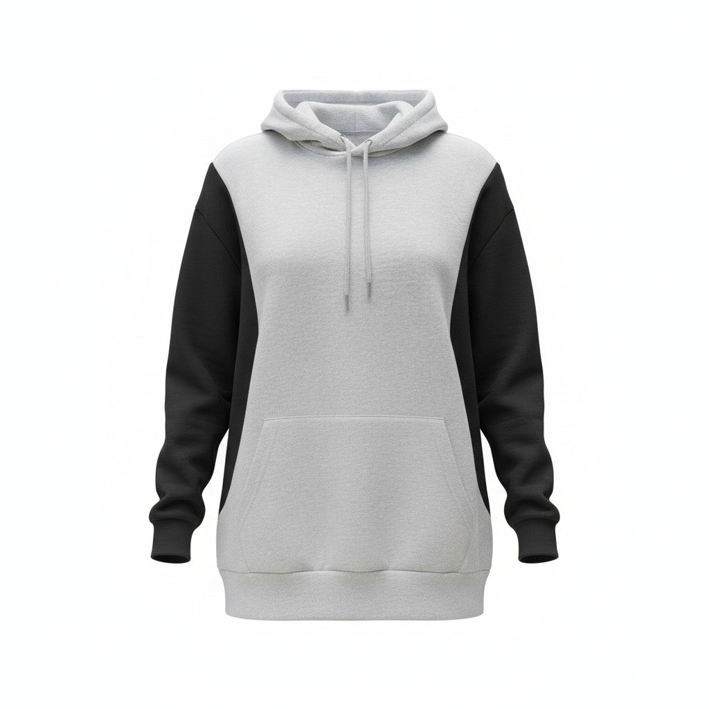 Contrast Sport Panel Hoodie