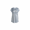 Bias-cut Satin Sleep Shirt - 412-40