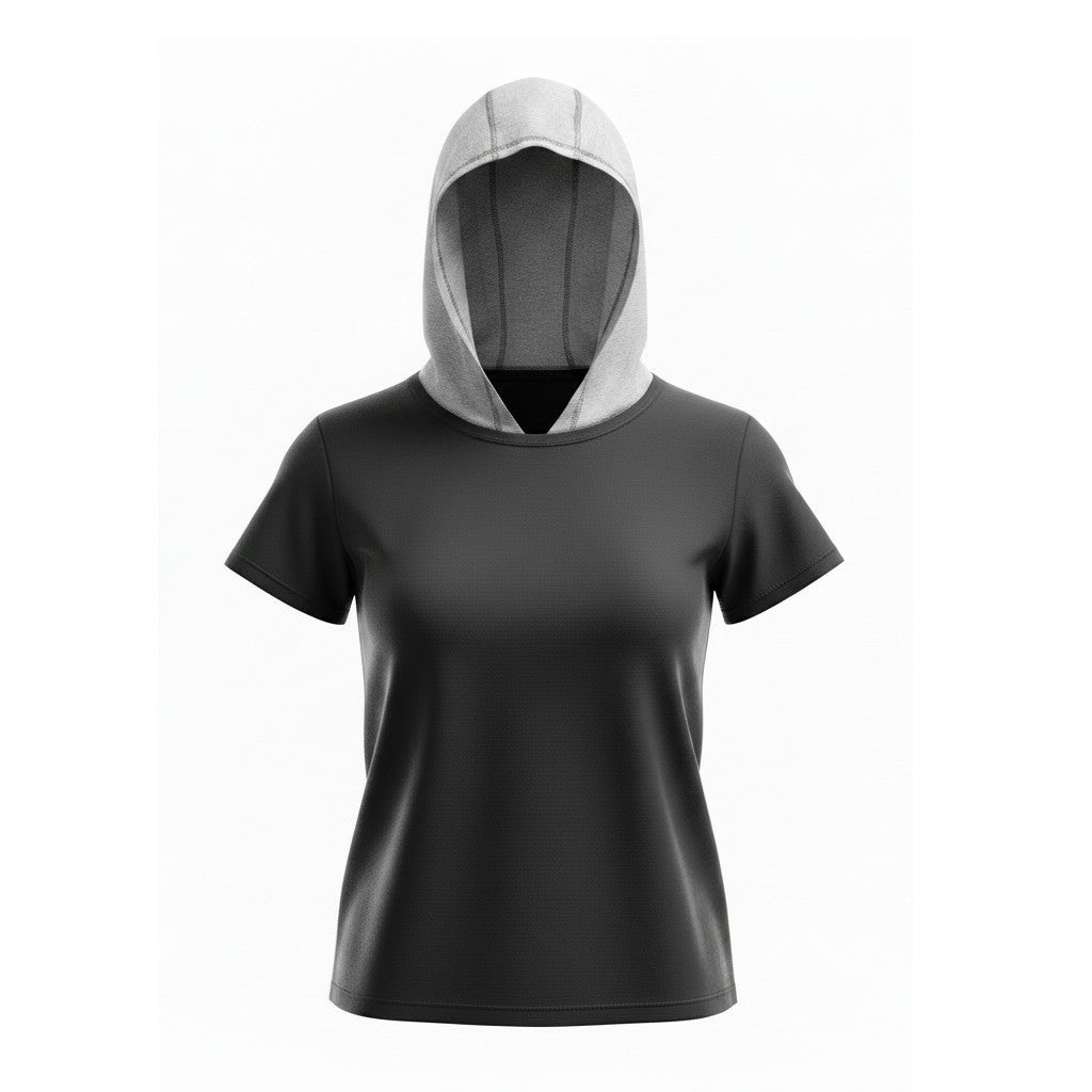 Contrast Hoodie Tee