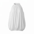Rouched halter top